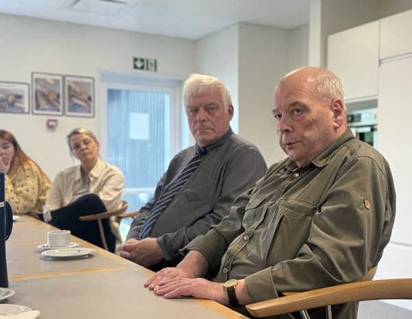 Torbjørn Jacobsen, greiðir frá